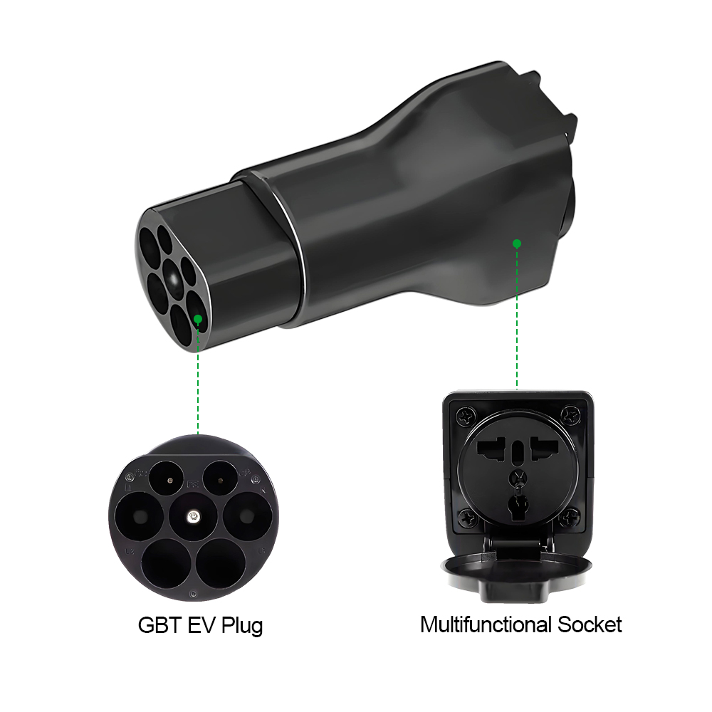 New 16A 3.6KW GBT V2L Type2 Pl - Ev Charger Adapter 评论和价格