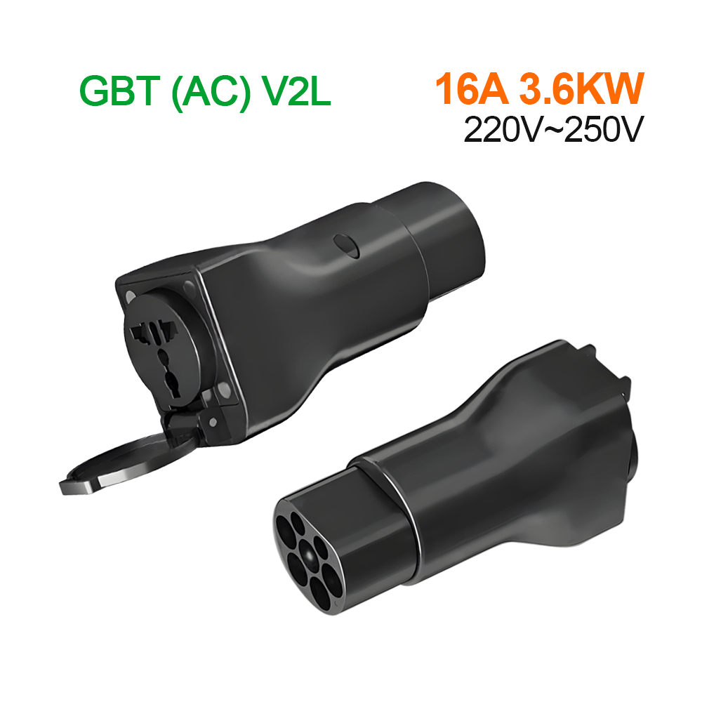 New 16A 3.6KW GBT V2L Type2 Pl - Ev Charger Adapter 评论和价格