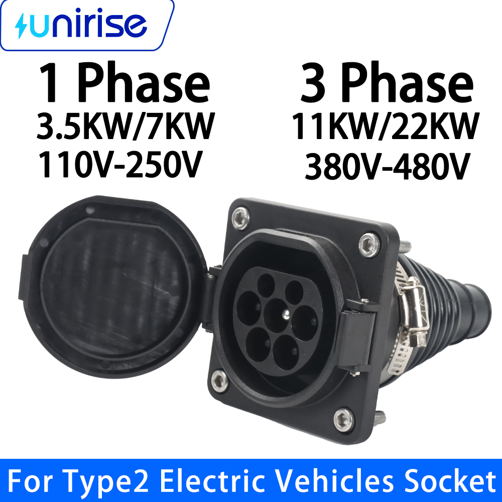 Unirise Type2 EV Car Socket wi - Ev Charging Cable 评论和价格