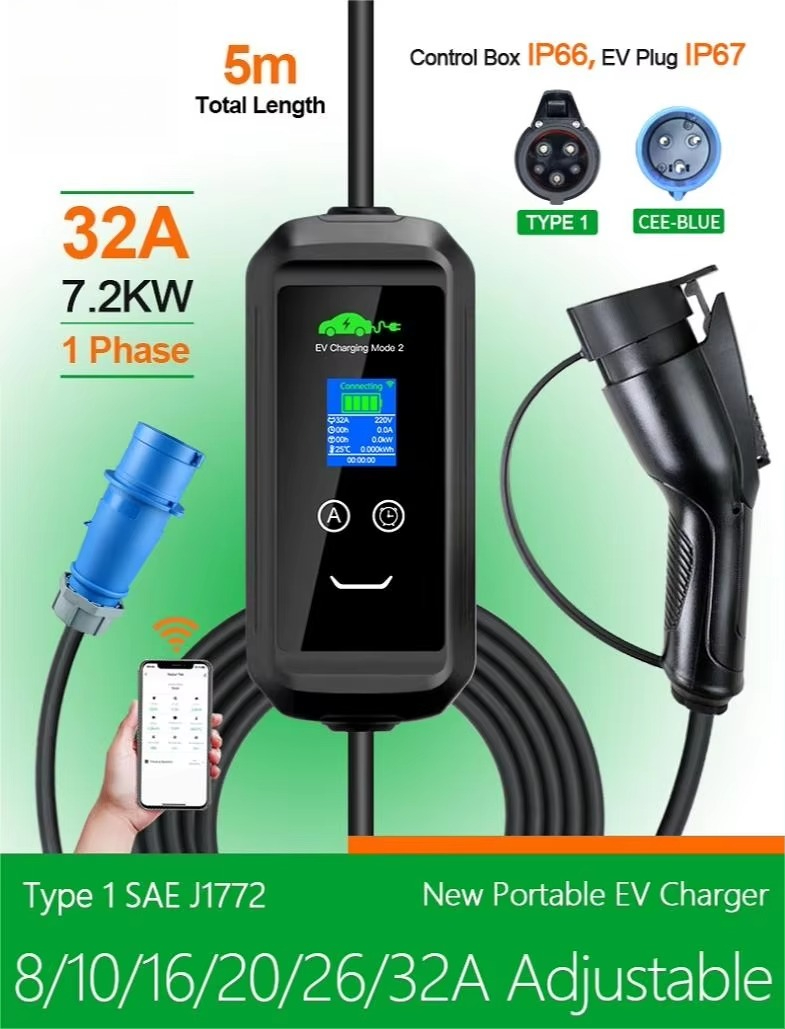 Custom USA AC Portable EV Char - Ev Charger 评论和价格