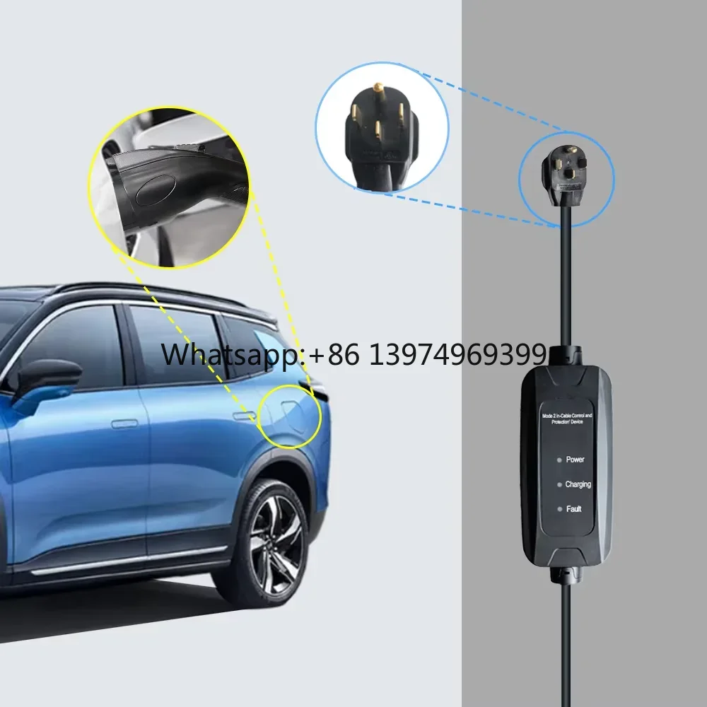 9kw 16A SAE J1772 Type 1 Mobil - Portable Ev Charger 评论和价格