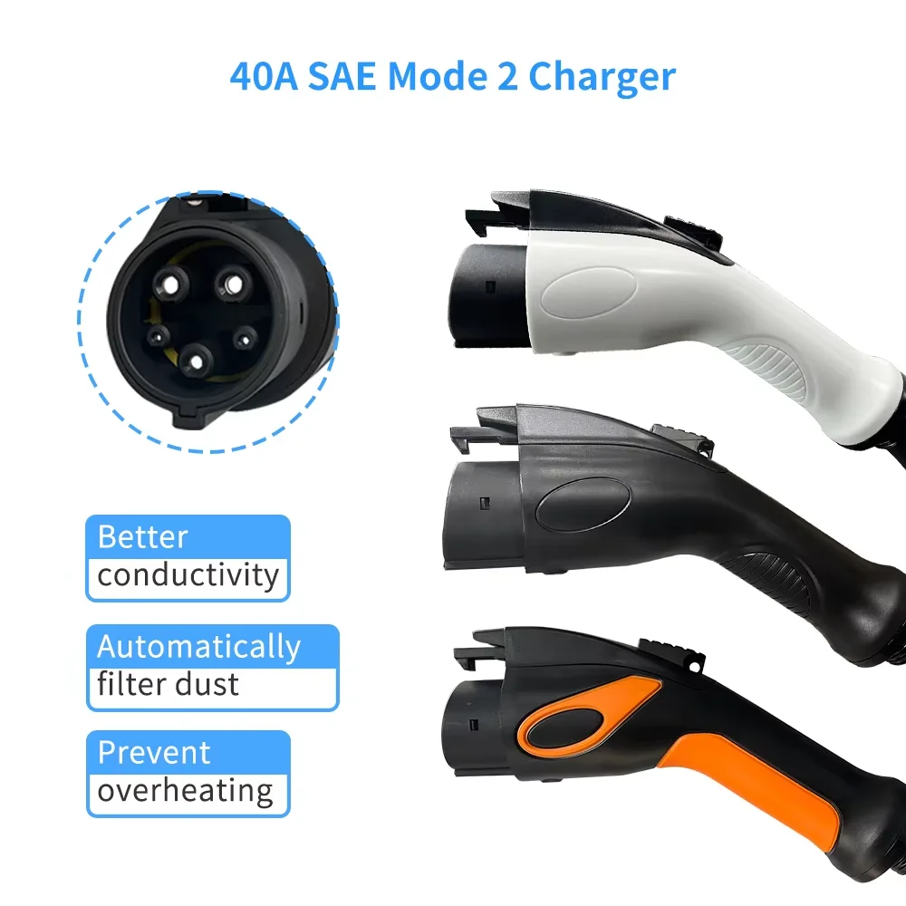 9kw 16A SAE J1772 Type 1 Mobil - Portable Ev Charger 评论和价格