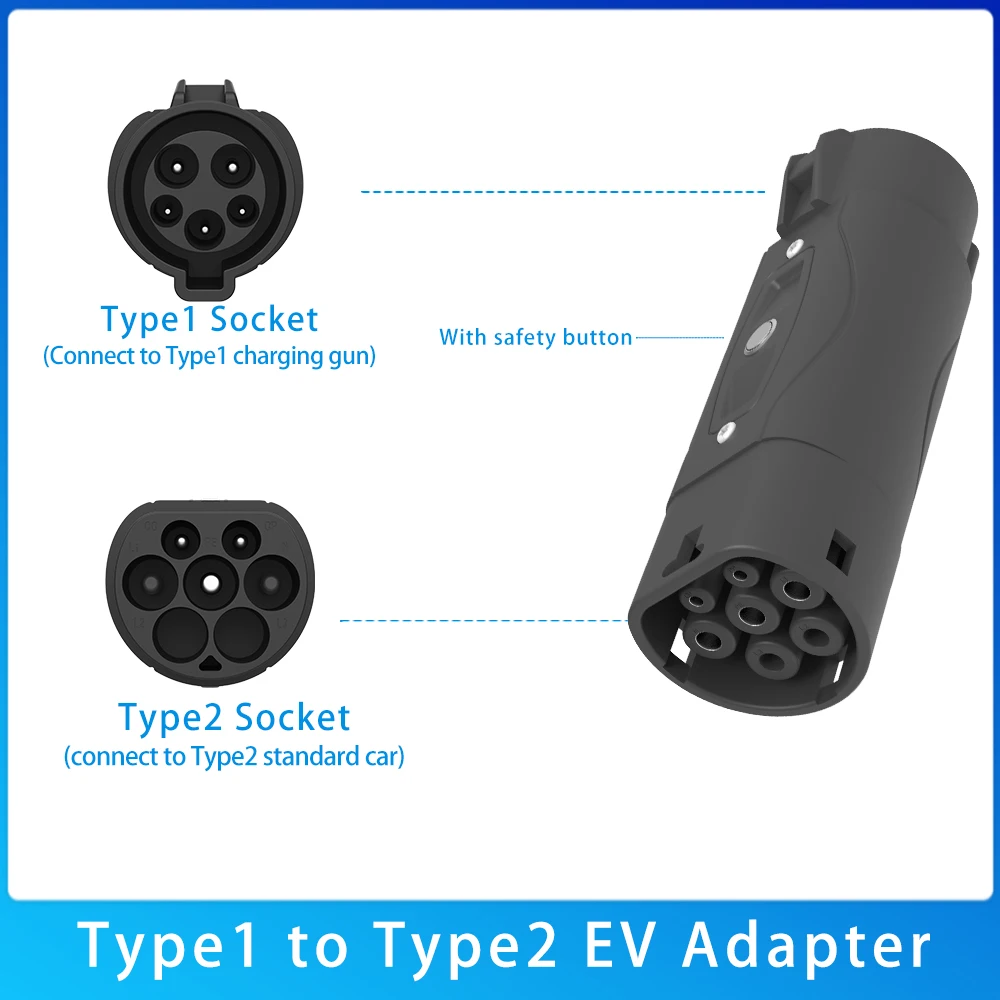 J1772 to Type 2 & GB/T EV Char - Ev Charger Adapter 评论和价格