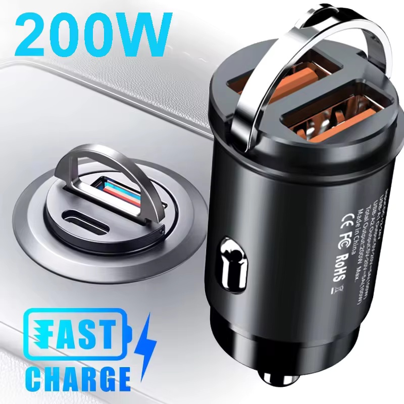 200W QC3.0 PD Mini Car Charger - Fast Ev Charger 评论和价格