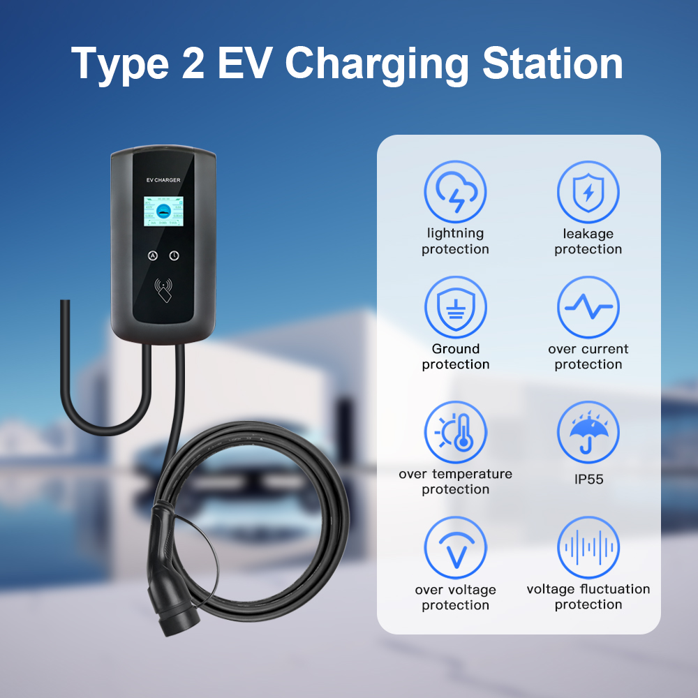 Kolanky 32A 7.2/22KW EV Chargi - Home Ev Charger 评论和价格